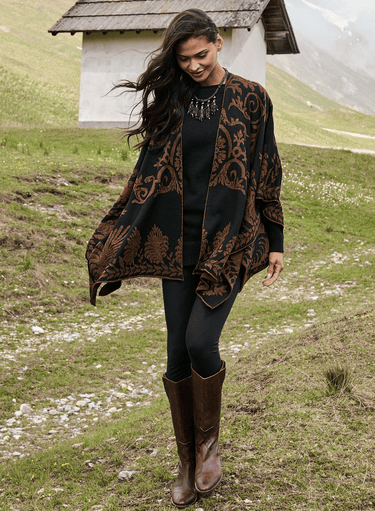 Bird Of Paradise Reversible Ruana