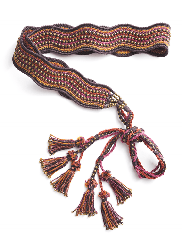 Beaded Wave Belt