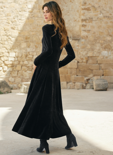 Velour Marais Dress