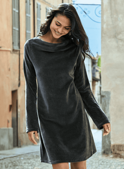 Velour Victoria Dress