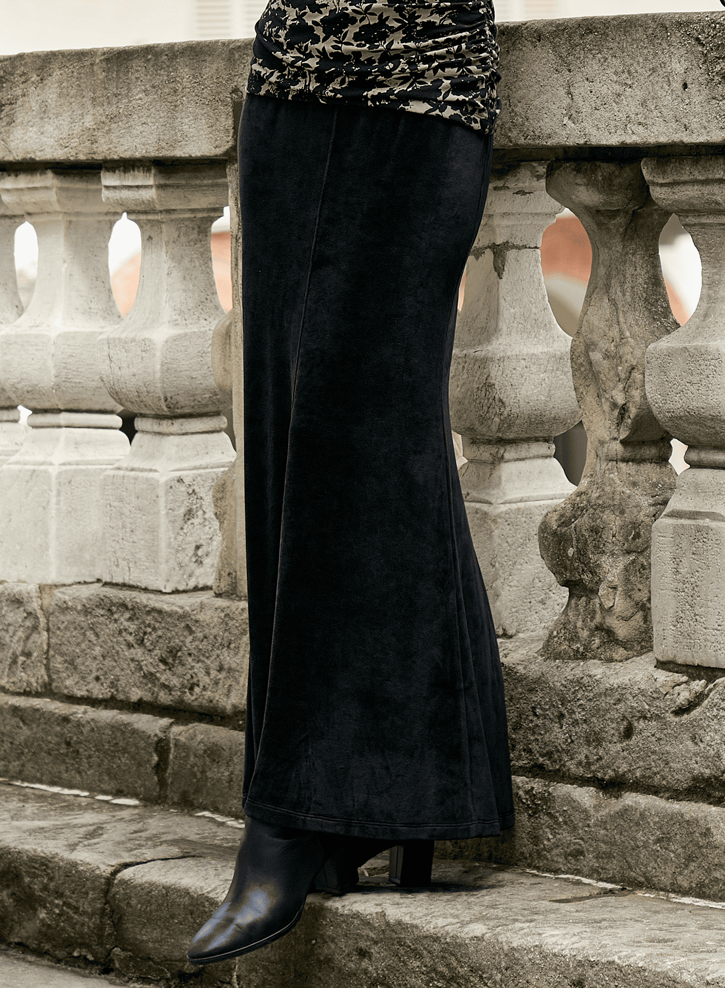 Velour A-Line Skirt – Peruvian Connection Velour A-Line Skirt – Peruvian Connection