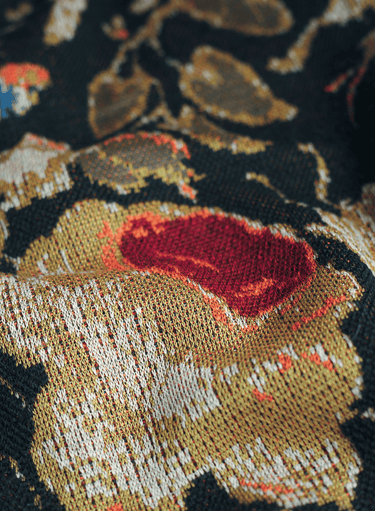 Cloisonné Knit Coat