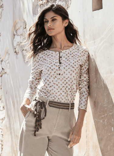 Petite Rose Henley