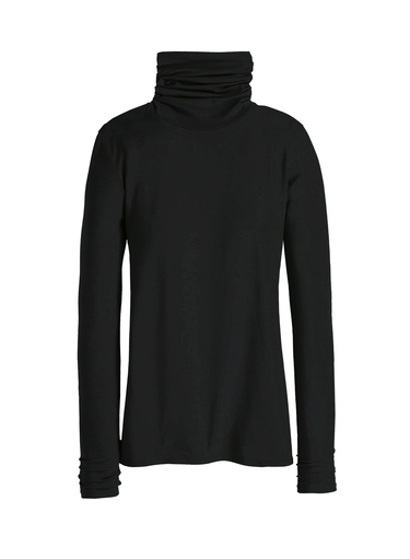 Pullover mit extrahohem Rollkragen
