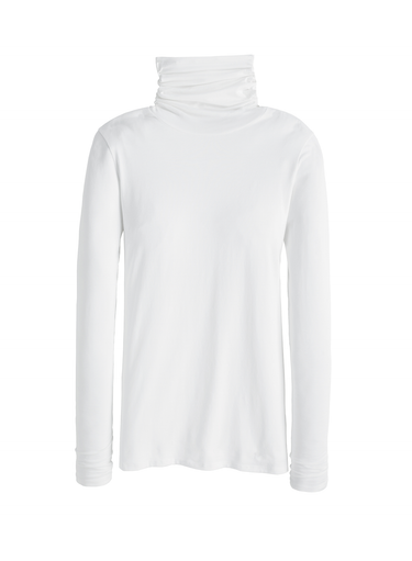 Pullover mit extrahohem Rollkragen
