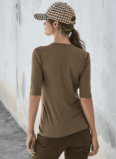 Pima Rib Knit Crew