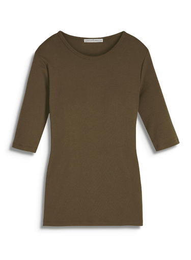 Pima Rib Knit Crew