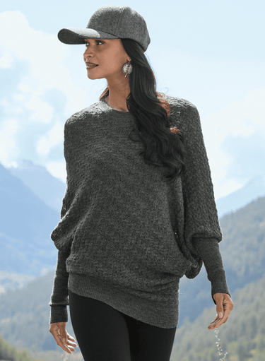 Lace Knit Dolman Tunic