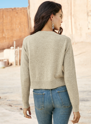 Cropped Luxe Pullover