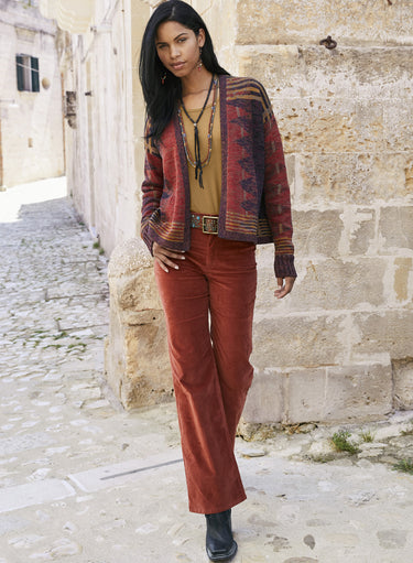 Boot Cut Velveteen Jeans
