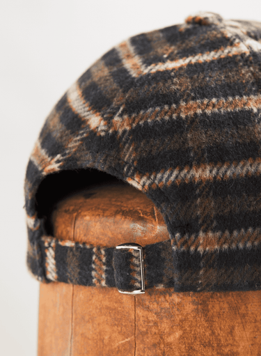 Dark Plaid Cap