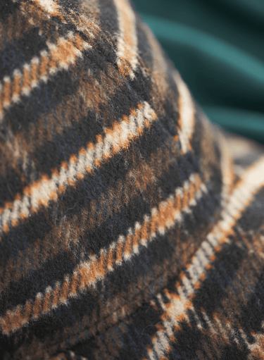 Dark Plaid Cap