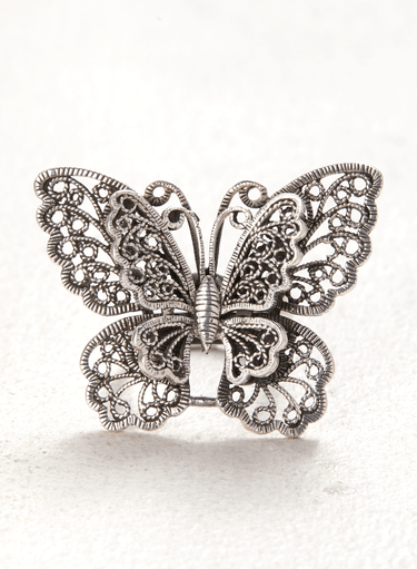 Borboleta Filigree Ring