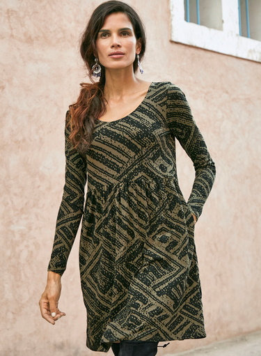 Blockprint Dress