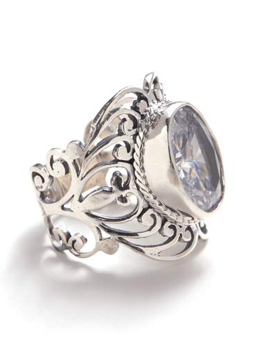 Crystalline Cocktail Ring