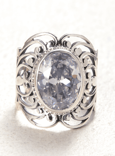Crystalline Cocktail Ring