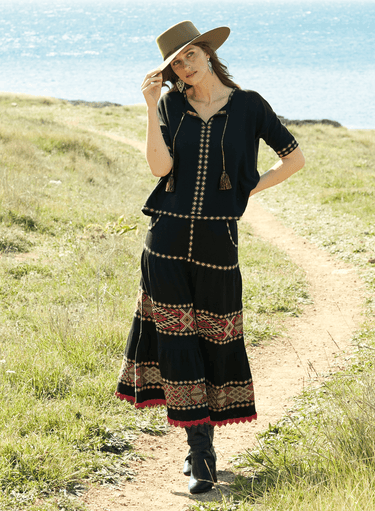 Moroccan Tiered Skirt