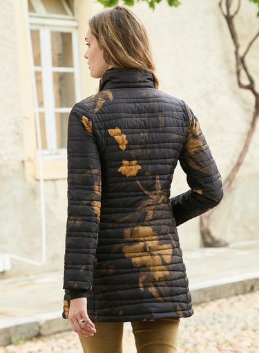Hibiscus Quilted Coat
