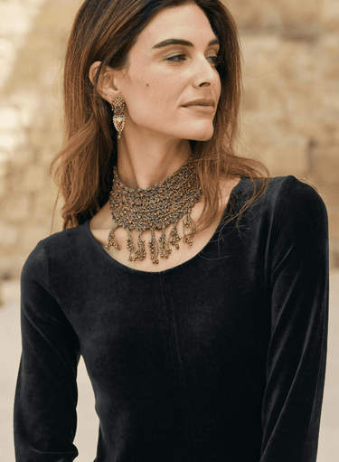 Bead Crochet Collar