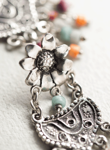 Flower Basket Earrings