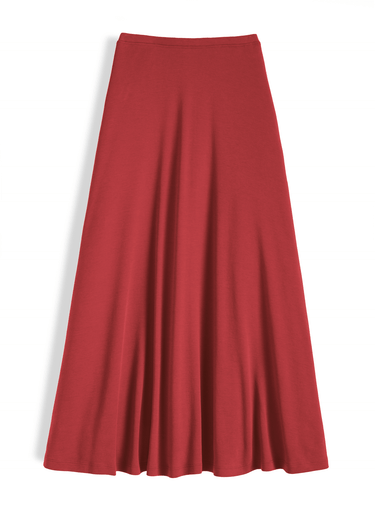 Pima Flared Skirt