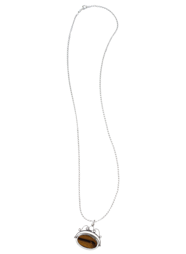 Sterling Spinner Necklace