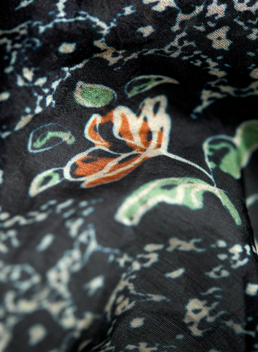 Paris Rose Silk Bandana