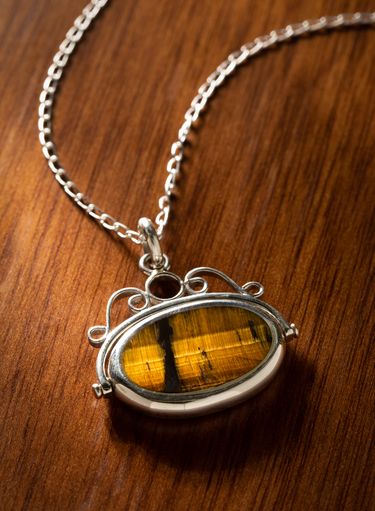 Sterling Spinner Necklace