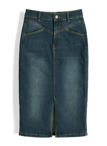 Lia Denim Pencil Skirt
