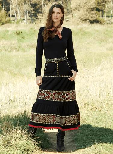 Moroccan Tiered Skirt