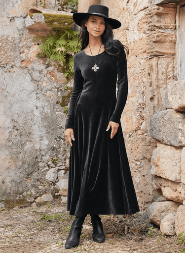 Velour Marais Dress