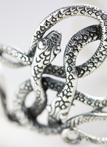Sterling Serpente Cuff