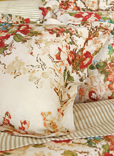 Ivory Hokkaido Flower Sham