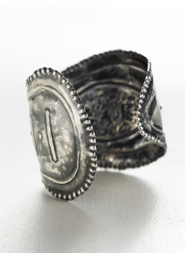Bas Relief Fish Cuff