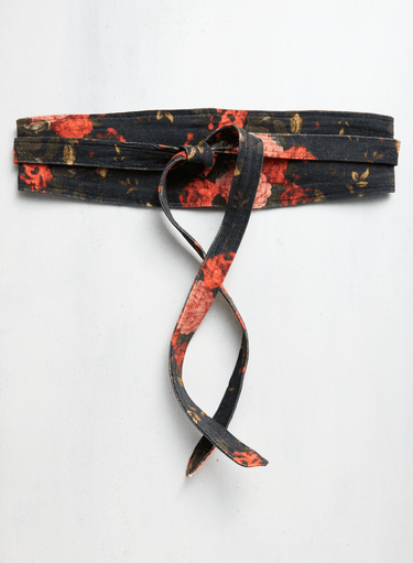 Fleur Nocturne Obi Sash