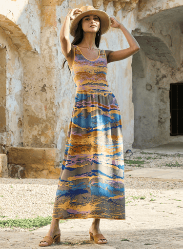 Coastal Maxi-Dress