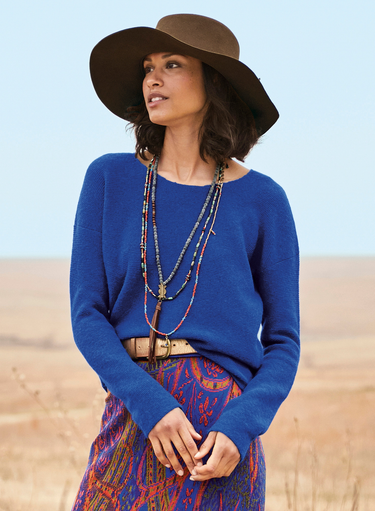 Blackberry Tassel Necklace