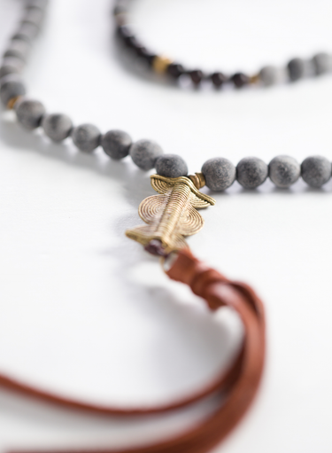 Blackberry Tassel Necklace