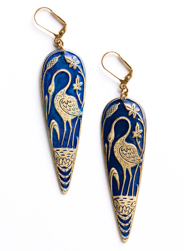 Crane Earrings