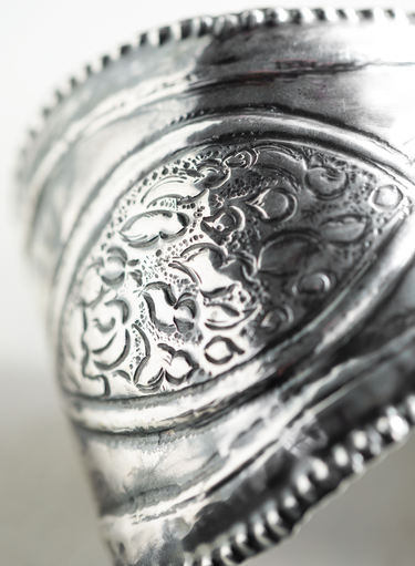 Bas Relief Fish Cuff