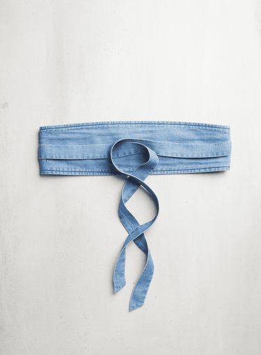 Chambray Obi Belt