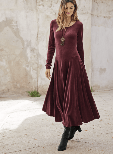 Velour Marais Dress