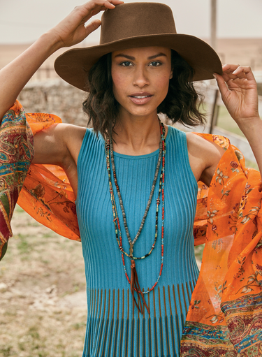 Blackberry Tassel Necklace