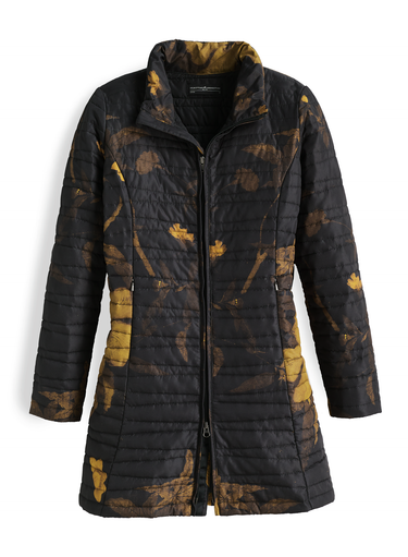 Hibiscus Quilted Coat