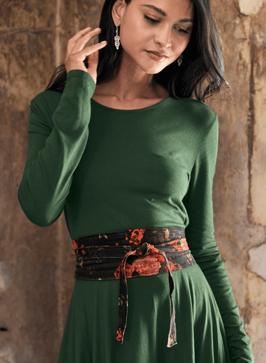 Fleur Nocturne Obi Sash