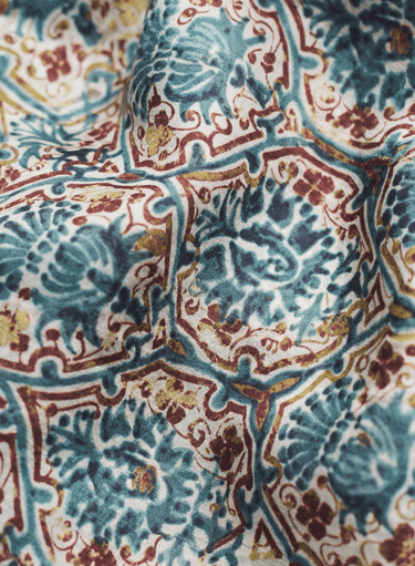 Spanish Tile Silk Scarf