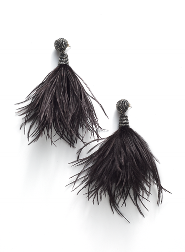 Feather Tassel Earrings