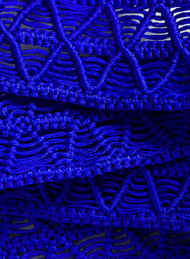 Cobalt Macrame Belt
