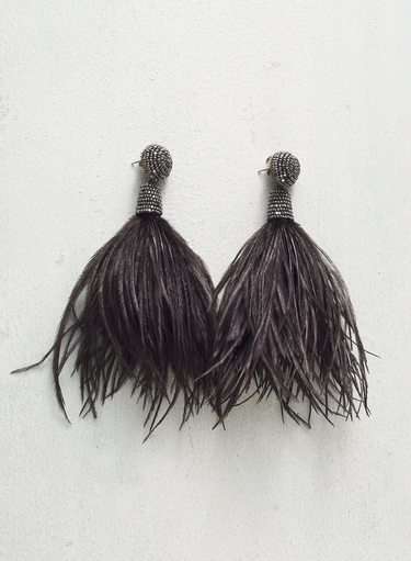 Feather Tassel Earrings