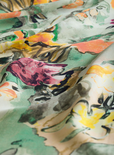 Tahitian Flowers Maxi-Dress